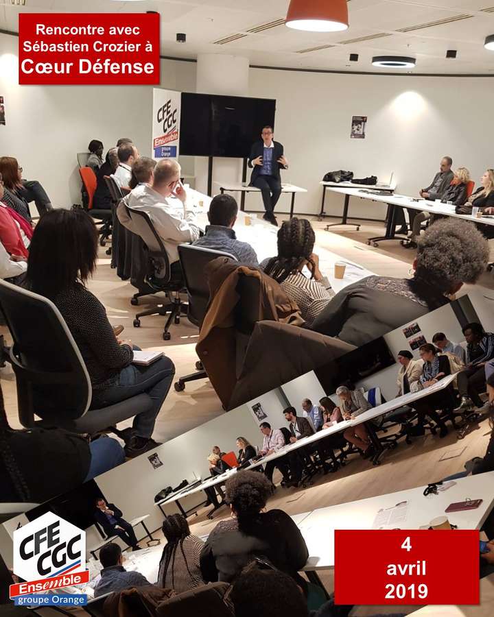 Sebastien Crozier à Coeur Défense