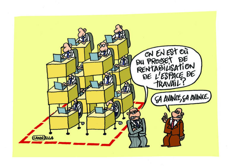 rentabilisation espace de travail