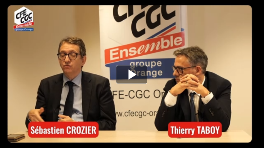 intelligence artificielle sebastien crozier et thierry taboy cfecgc orange octobre 2024