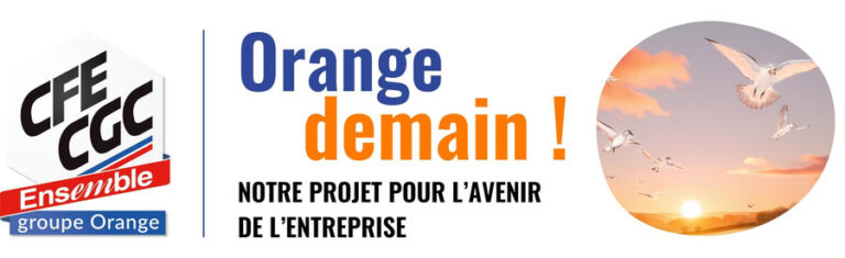 orange demain notre projet pour lavenir de lentreprise cfe cgc orange